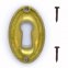 Schlüsselblatt Louis XVI  Patiné golden 30642.035V0.54-3