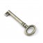 Schlüssel Art Déco 69 mm altsilbern P1100272