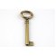 Schlüssel Art Déco 69 mm Valencia golden P1100277