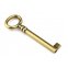 Schlüssel Art Déco 69 mm Valencia golden P1100276