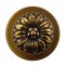 Unterlagsplatte ⌀ 42mm rund für Griffe und Knöpfe Vintage Gold 2490-42ZN79-6