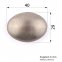 Knopf oval 40mm Messing Antik 24462Z04000.19-2